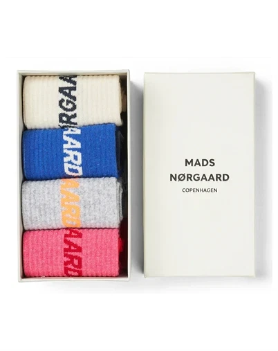 Mads Nørgaard - Logo Stepper Strømpe box - Sock Box Mix